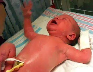 Liesl Throwing a Fit During Her Bath