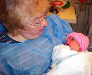 Liesl and Grandma Talking
