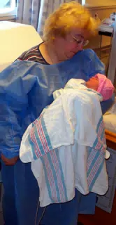 Liesl and Grandma While Dominica Gets Ready