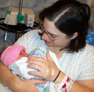 Liesl 18hr Old and Her Mom