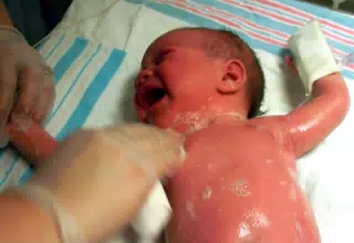 Liesl Covered in Soap