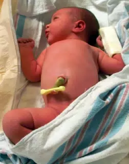 Liesl Finally Gets to her Bassenette and Swaddling