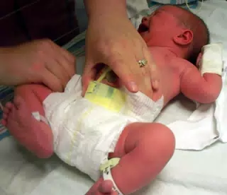 Liesl's First Diaper
