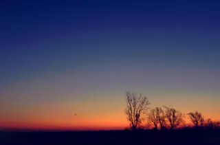 Sunset over Genesee Valley