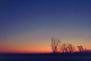 Sunset over Genesee Valley