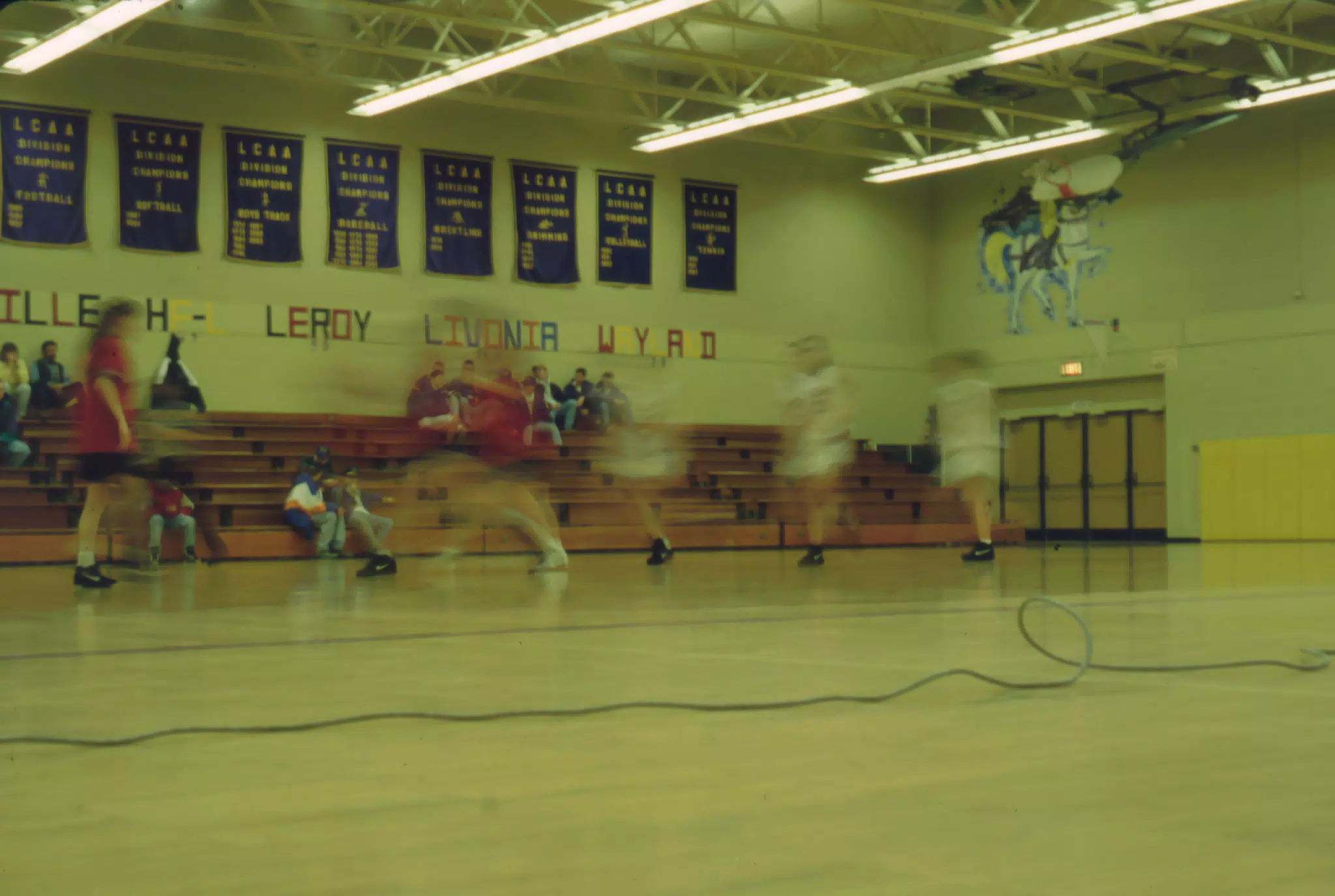 Ghostly Basketball Players