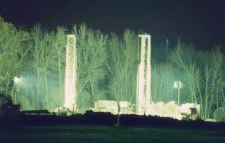 Retsof Salt Mine Drilling After Mine Collapse