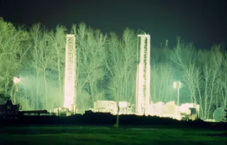Retsof Salt Mine Drilling After Mine Collapse
