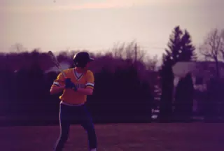 Nate Parker Playing Baseball