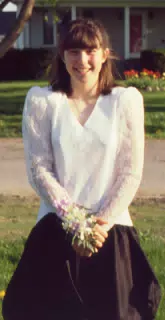 Mary Johnston before York Junior Prom 1994