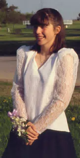 Mary Johnston before York Junior Prom 1994