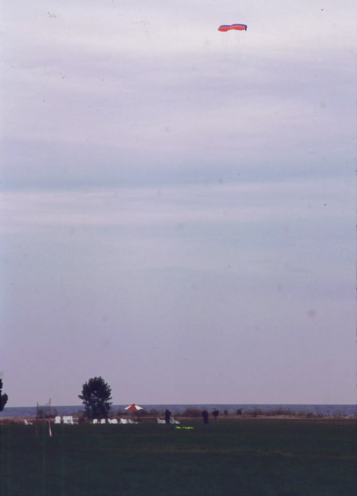 Flying Kites near Mackinaw City, Michigan