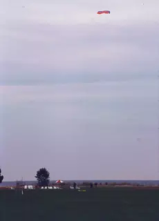 Flying Kites near Mackinaw City, Michigan