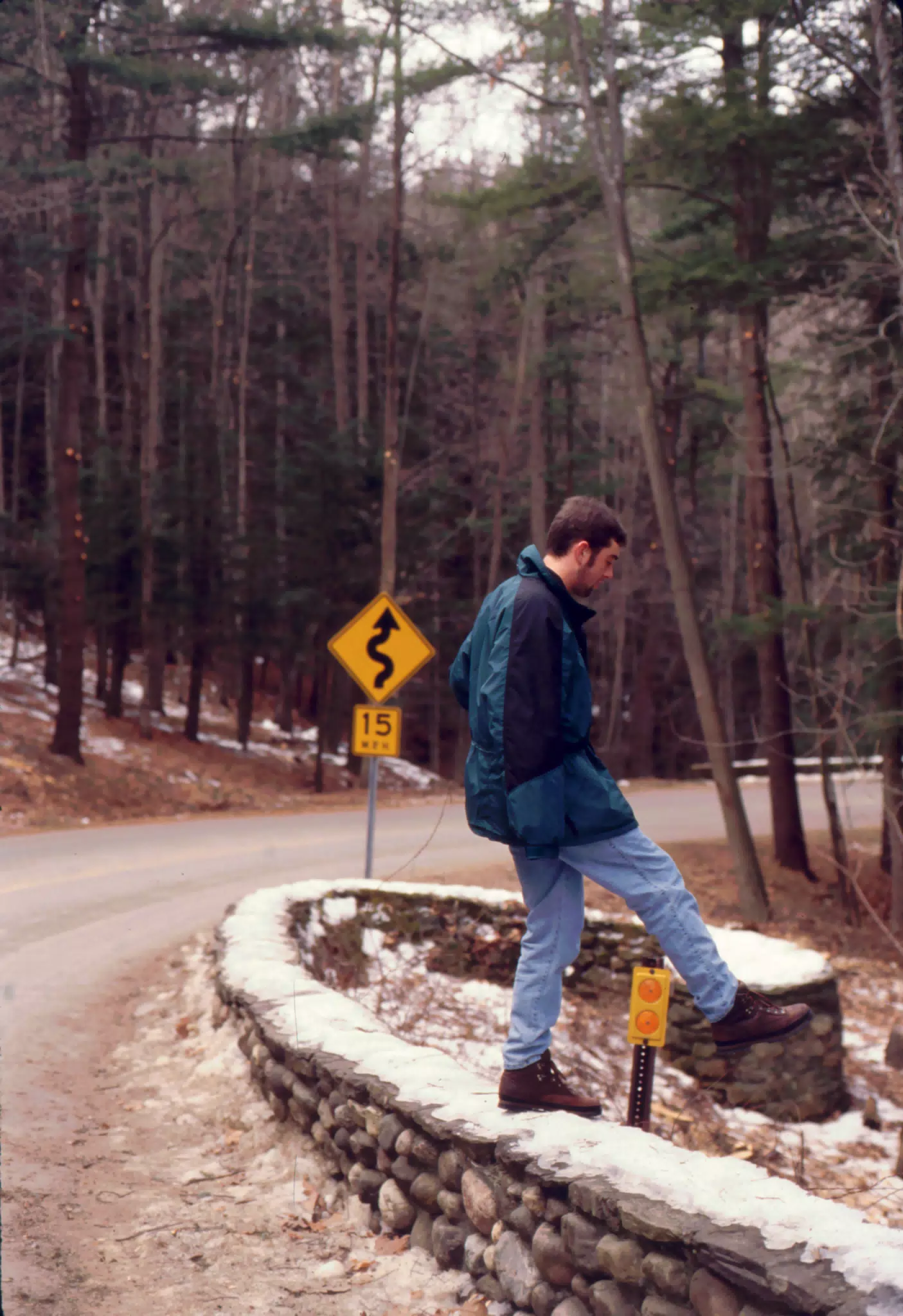 Nate Parker in Letchworth State Park in Winter