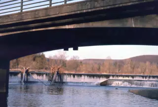 Spillway in Belmont, New York