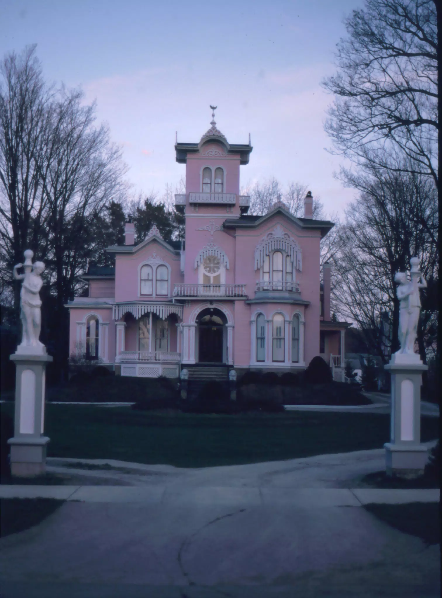 Pink House in Wellsville, New York