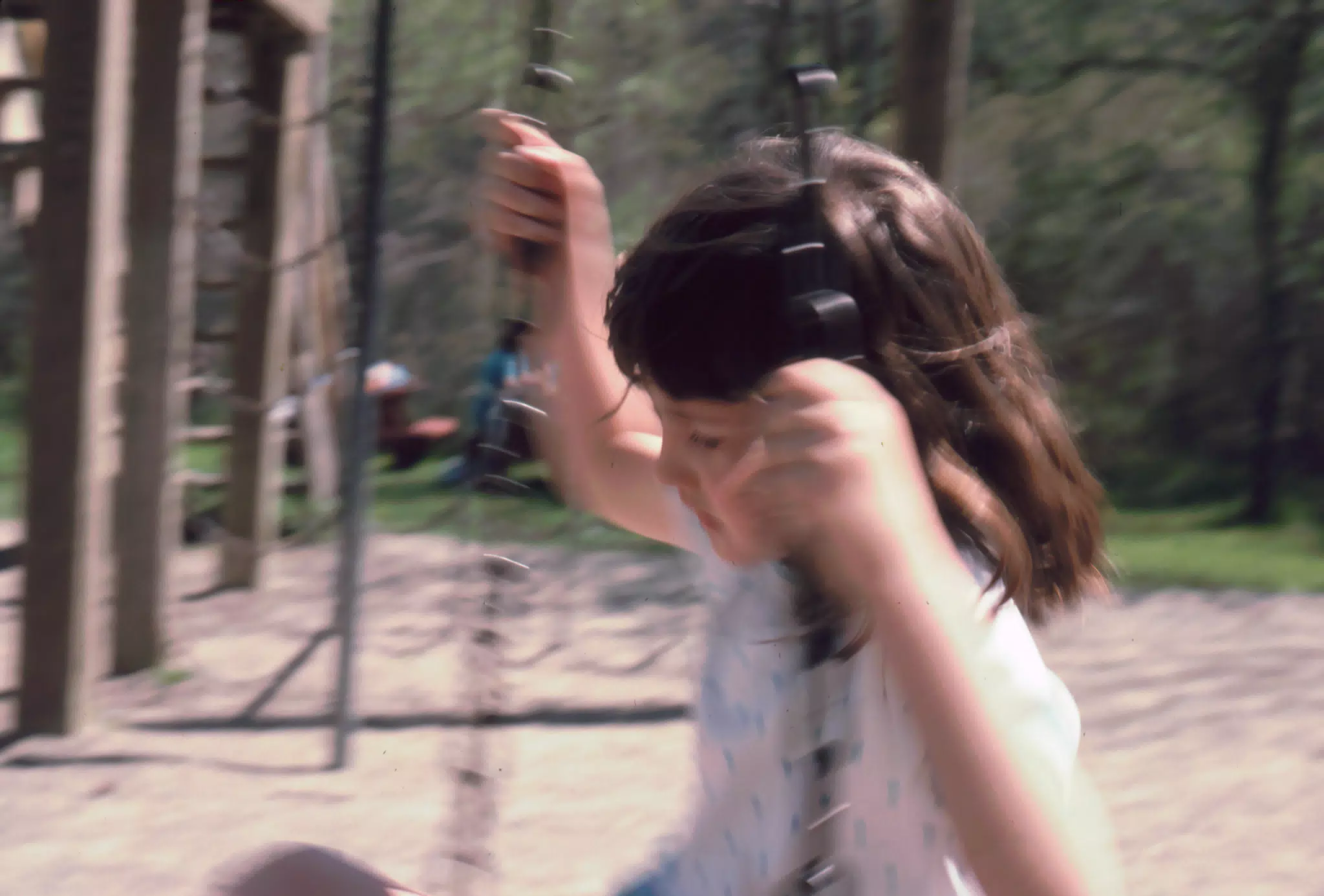 Sara Richardson on Swing at Genesee County Park