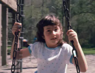 Sara Richardson on Swing at Genesee County Park