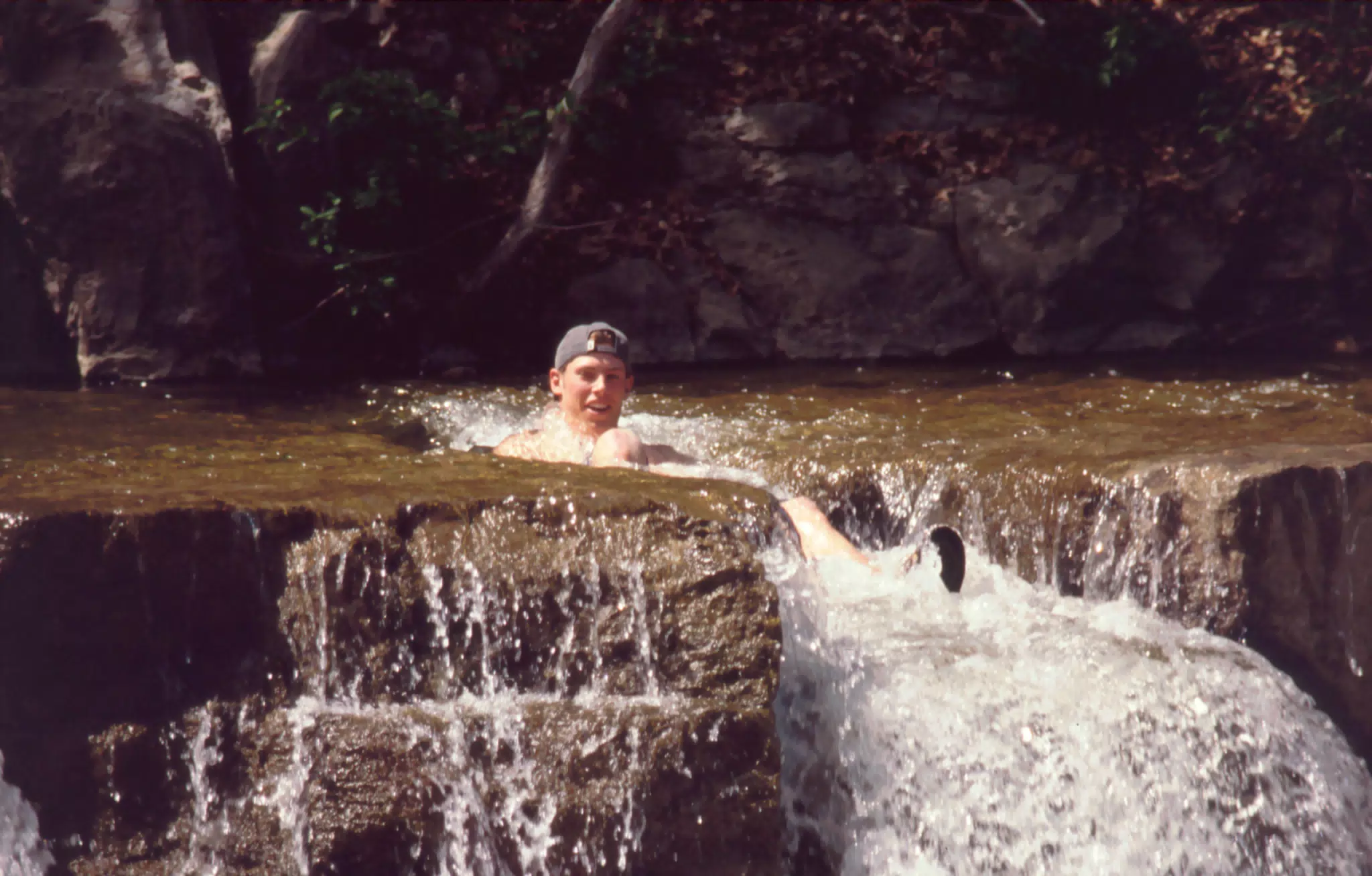 Rich Rookie in Creek at Taughannock State Park