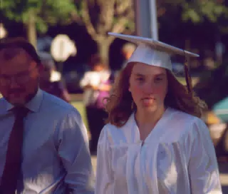 Leanne Cooley at Her Graduation