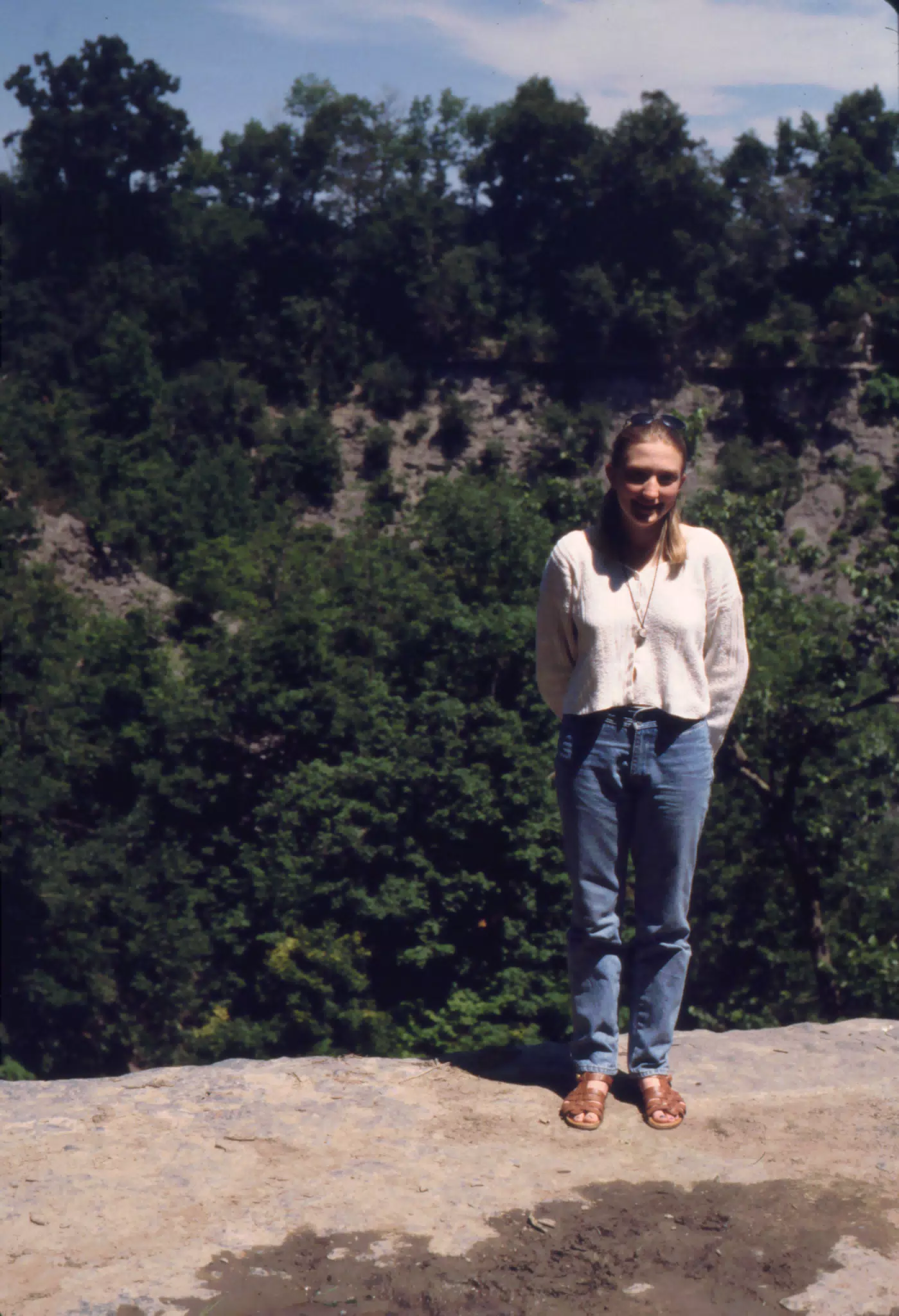 Leanne Cooley in Letchworth State Park
