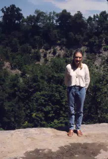 Leanne Cooley in Letchworth State Park