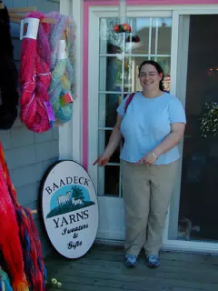 Dominica at Baadeck Yarns in Baddeck, NS