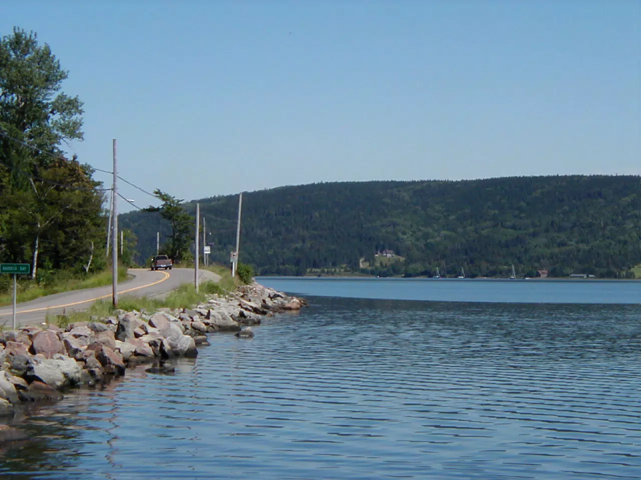 Canada 105 along Bras D'Or Lake