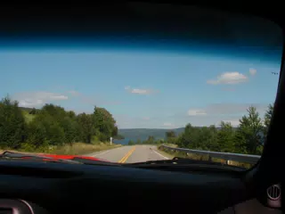 Road along Bras D'Or Lake