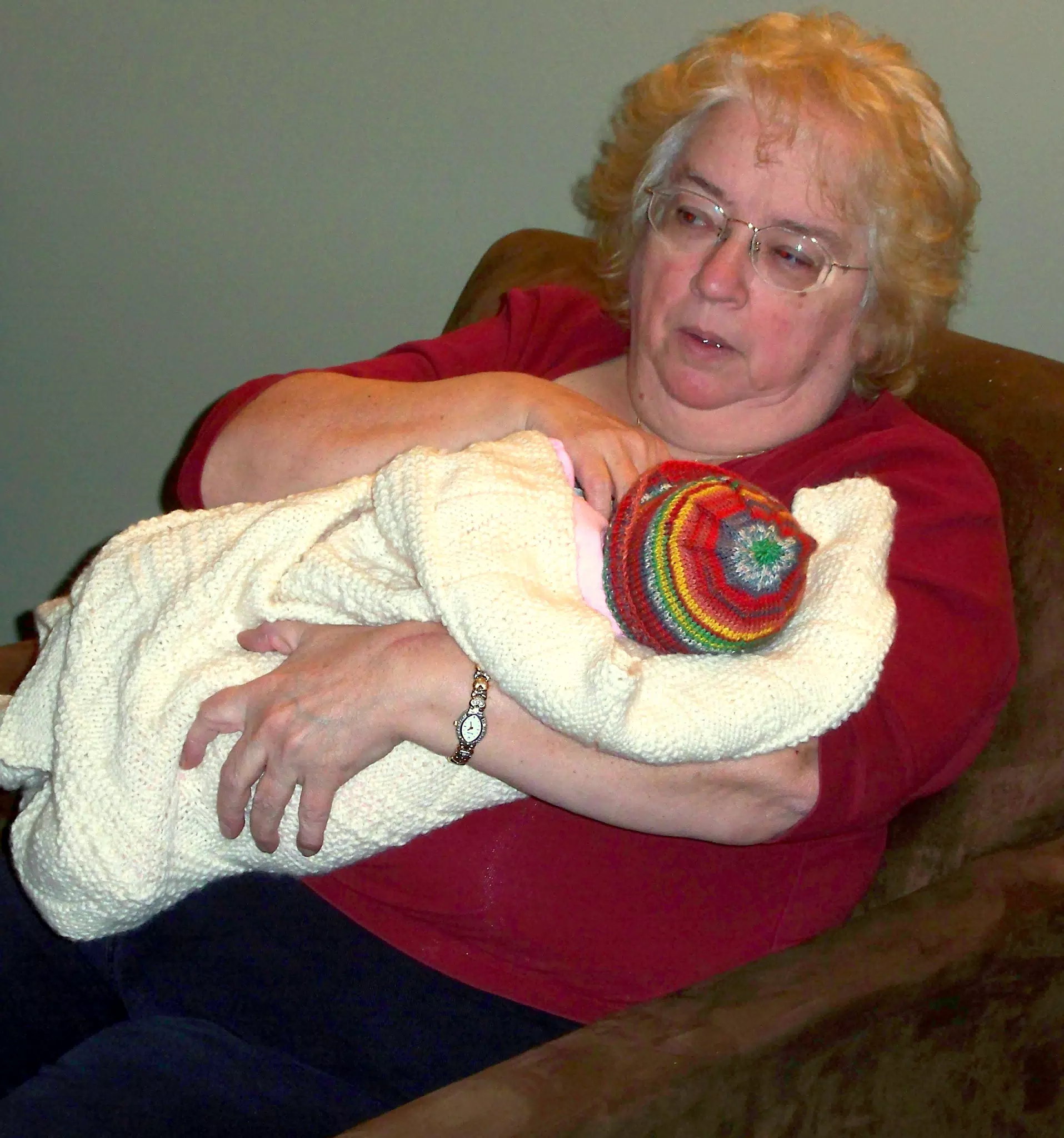 Liesl Sleeping on Her Grandma