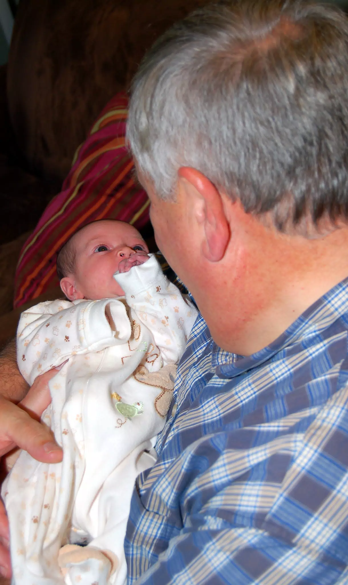 Liesl with Grandpa Miller
