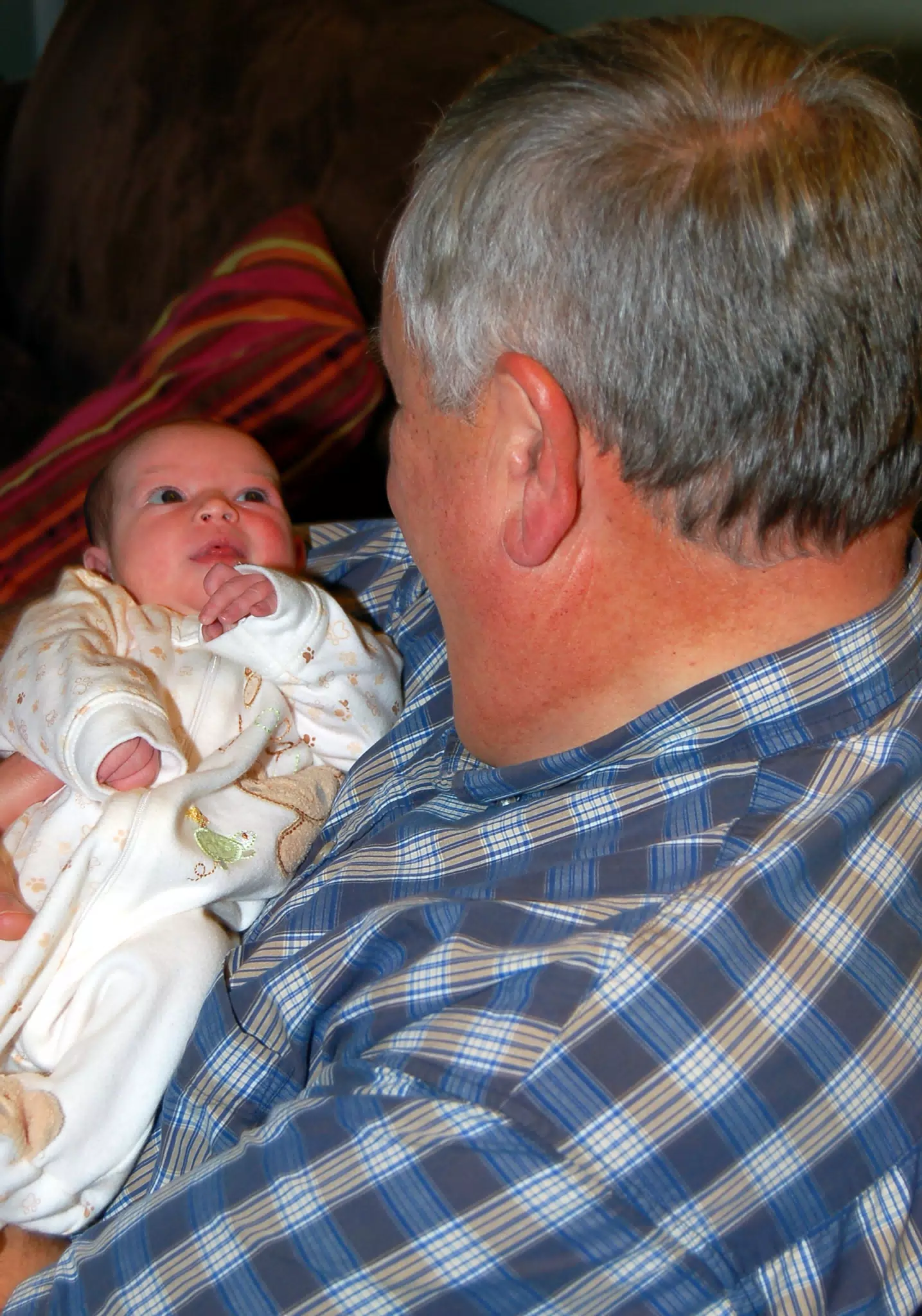 Liesl with Grandpa Miller