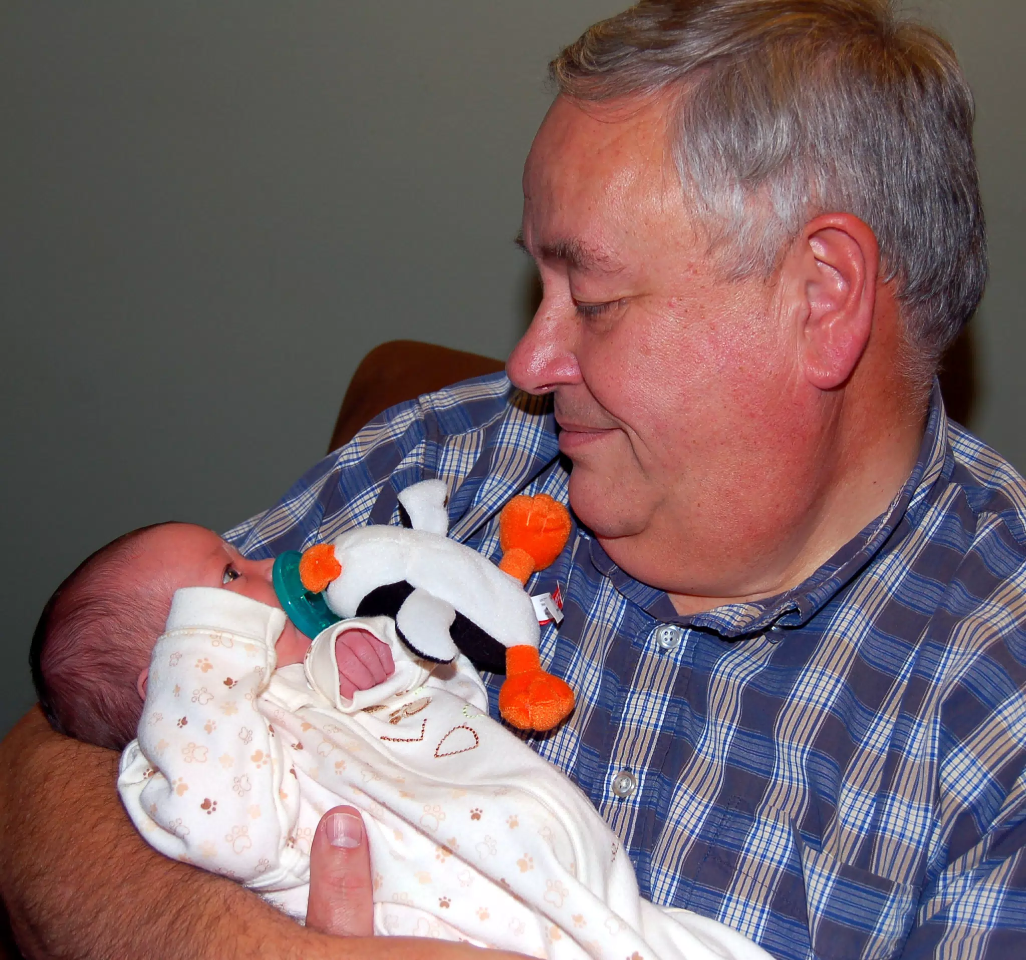 Liesl with Grandpa Miller