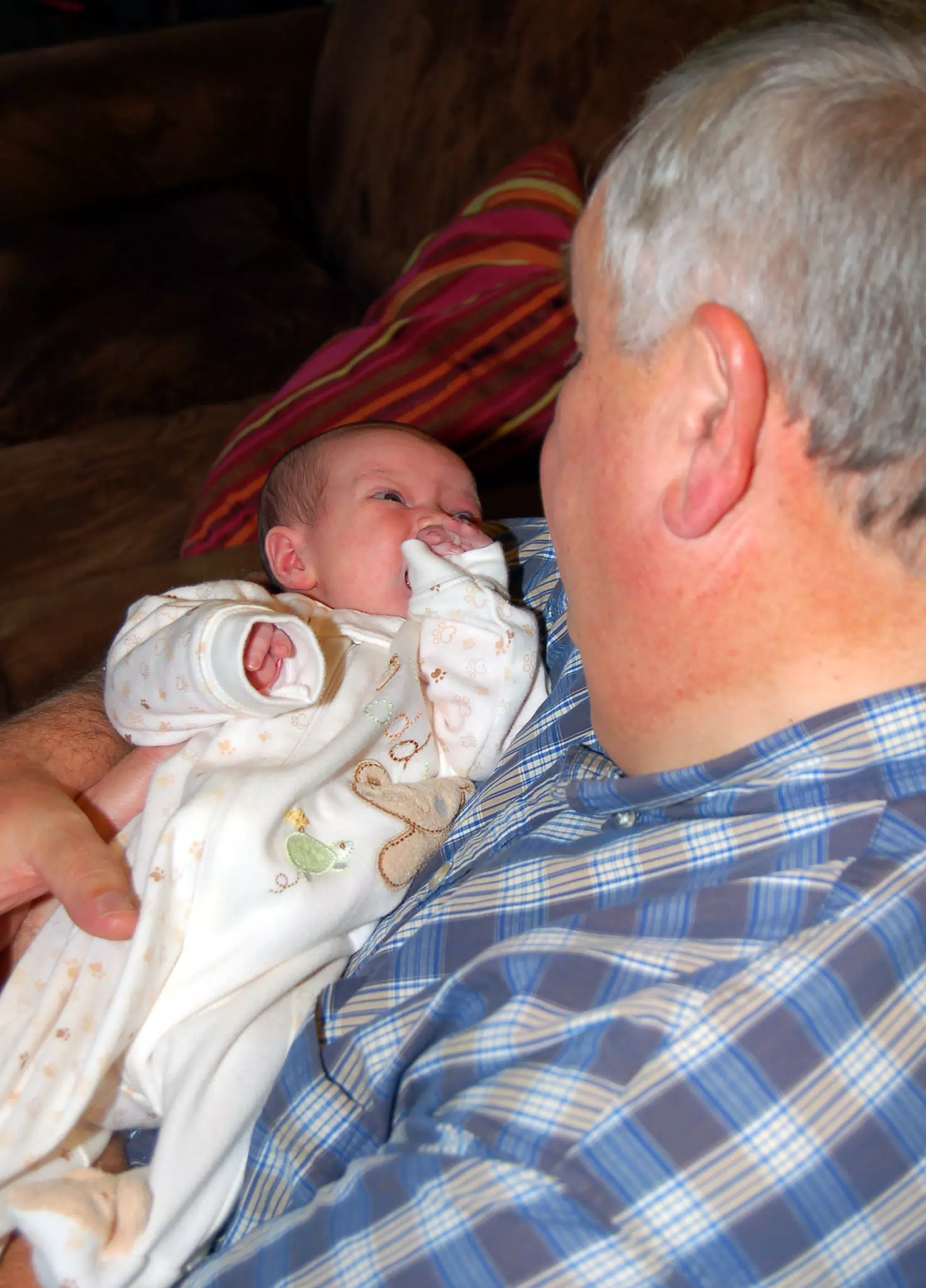 Liesl with Grandpa Miller