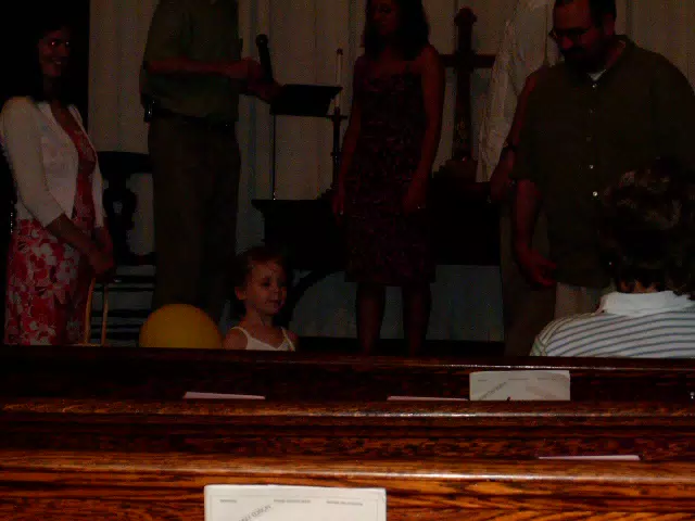 Tess at Nate and Tammy's Wedding Rehearsal