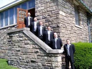 The Groomsmen at Nate and Tammy's Wedding