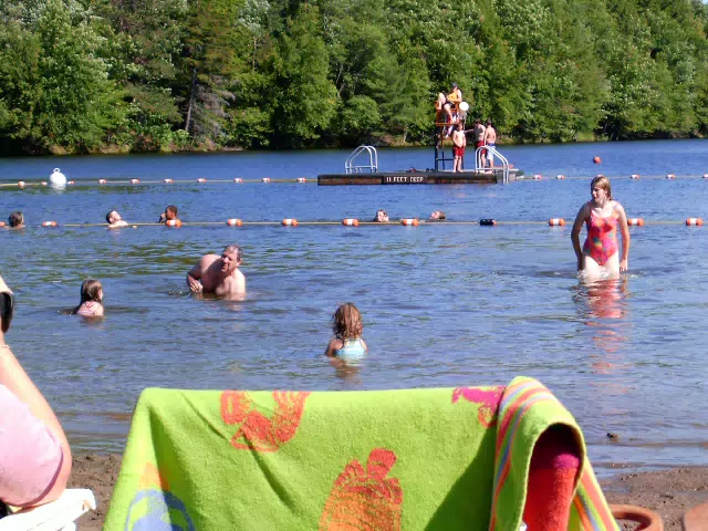 Madeline Grice and Emily Grice at Gilbert Lake State Park