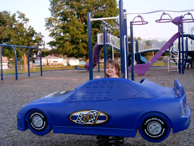 Emily Grice on Playground in Frankfort, NY