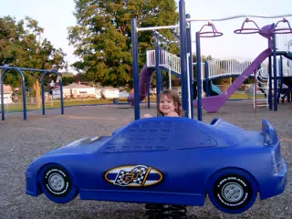 Emily Grice on Playground in Frankfort, NY
