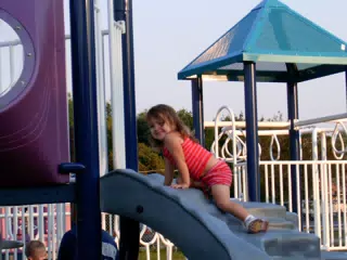 Emily Grice on Playground in Frankfort, NY