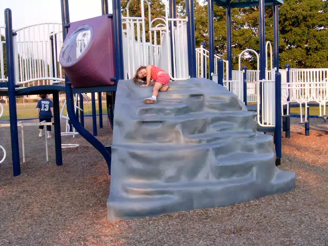 Emily Grice on Playground in Frankfort, NY