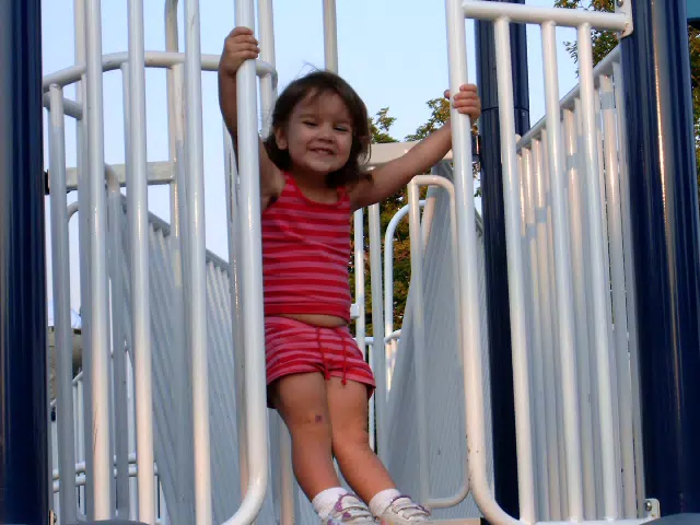 Emily Grice on Playground in Frankfort, NY