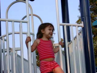 Emily Grice on Playground in Frankfort, NY