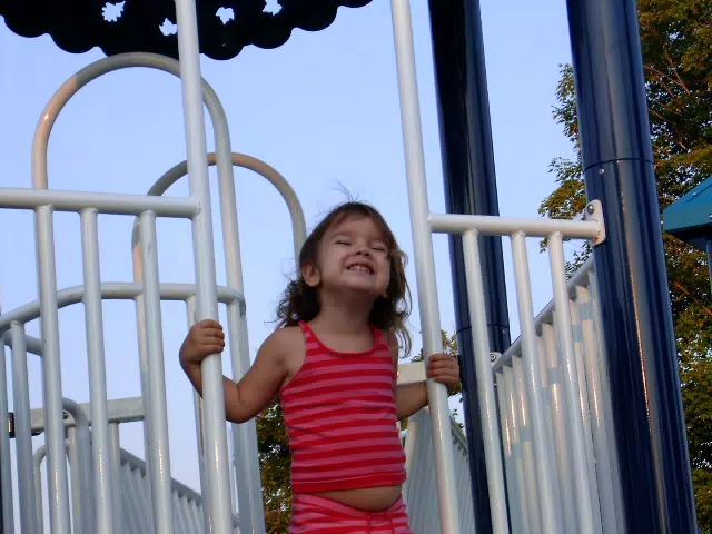 Emily Grice on Playground in Frankfort, NY