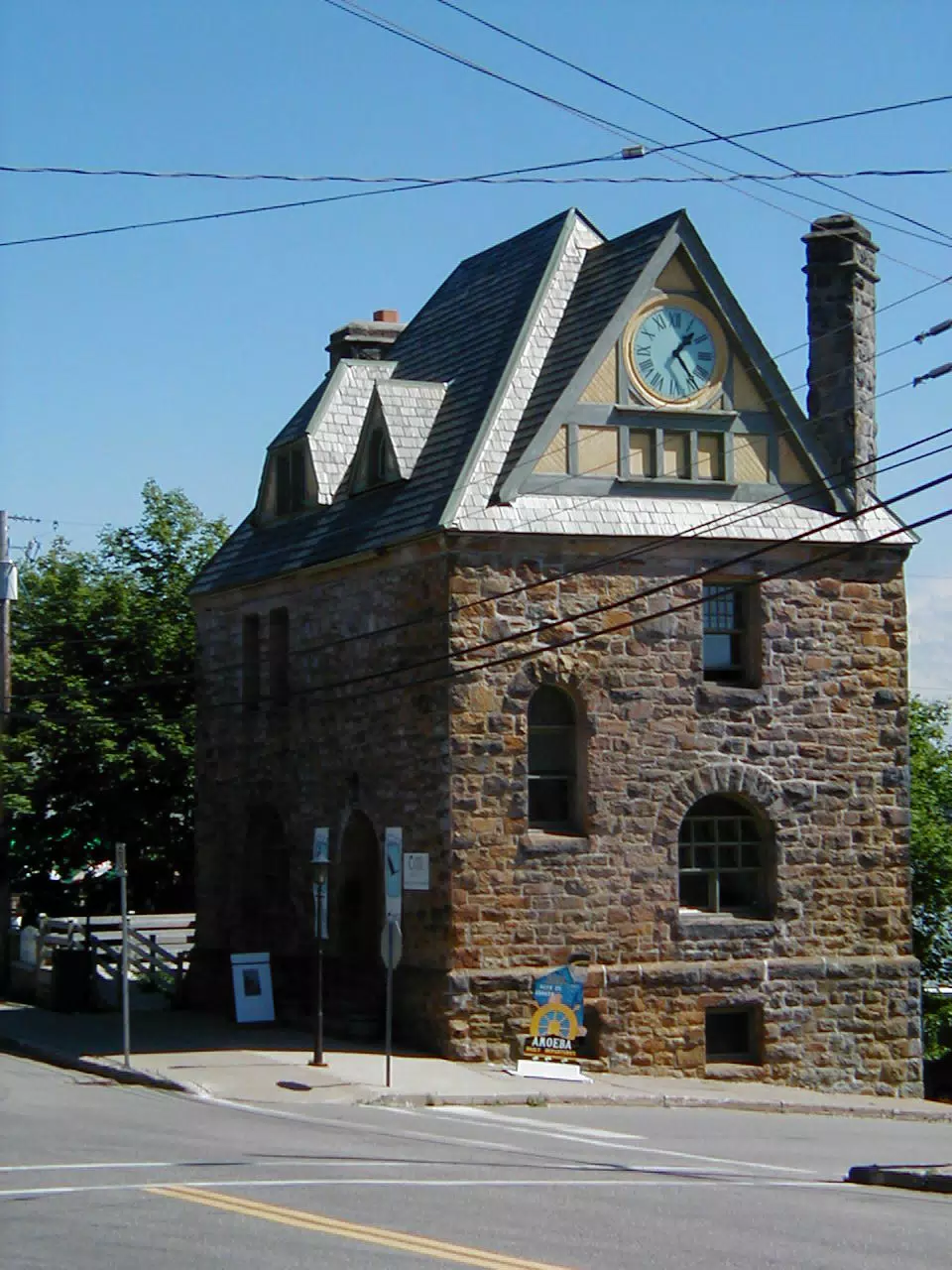 Stone Building in Baddeck, Nova Scotia