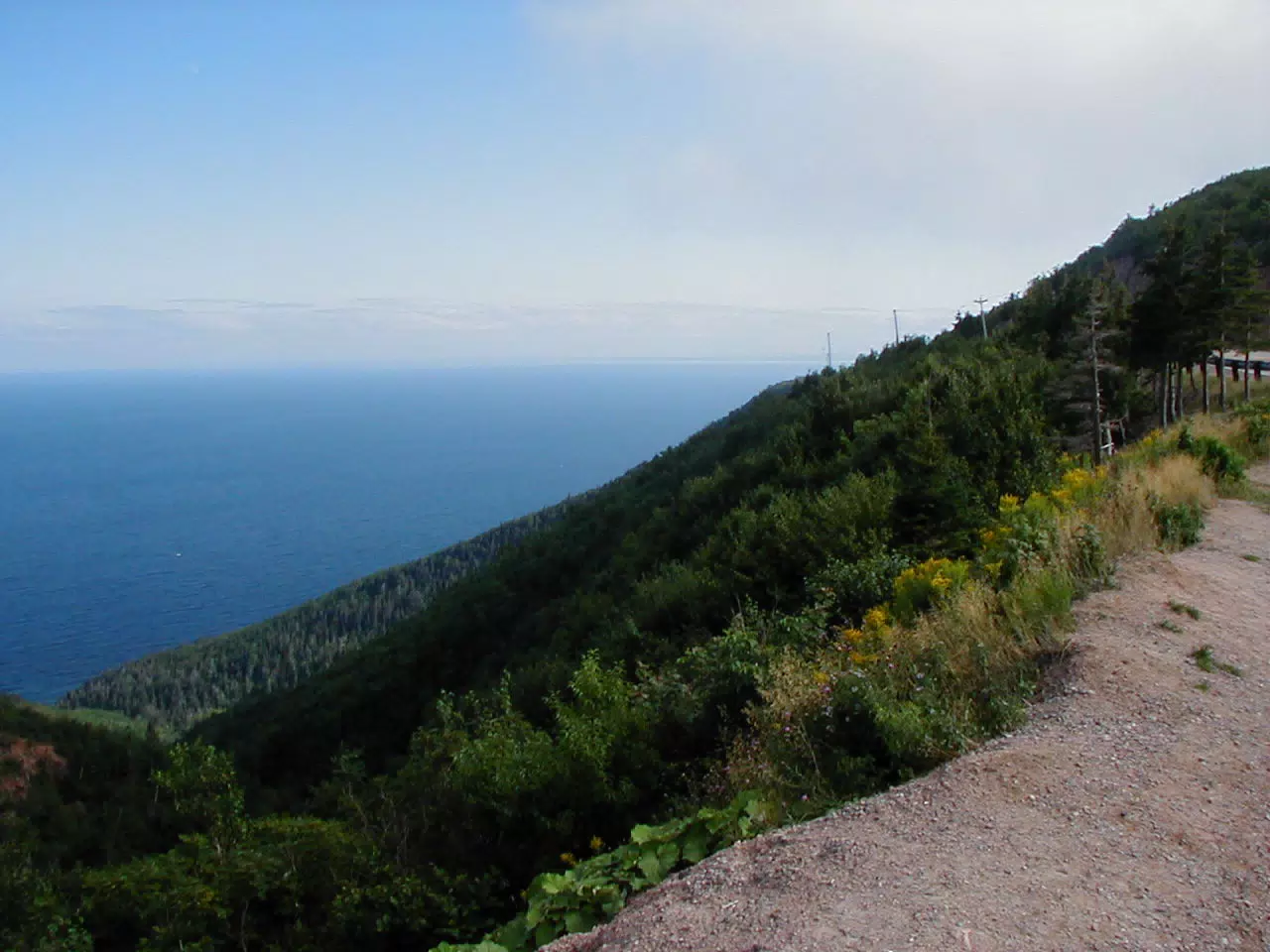 Atlantic Ocean from the Cape Breton Highlands