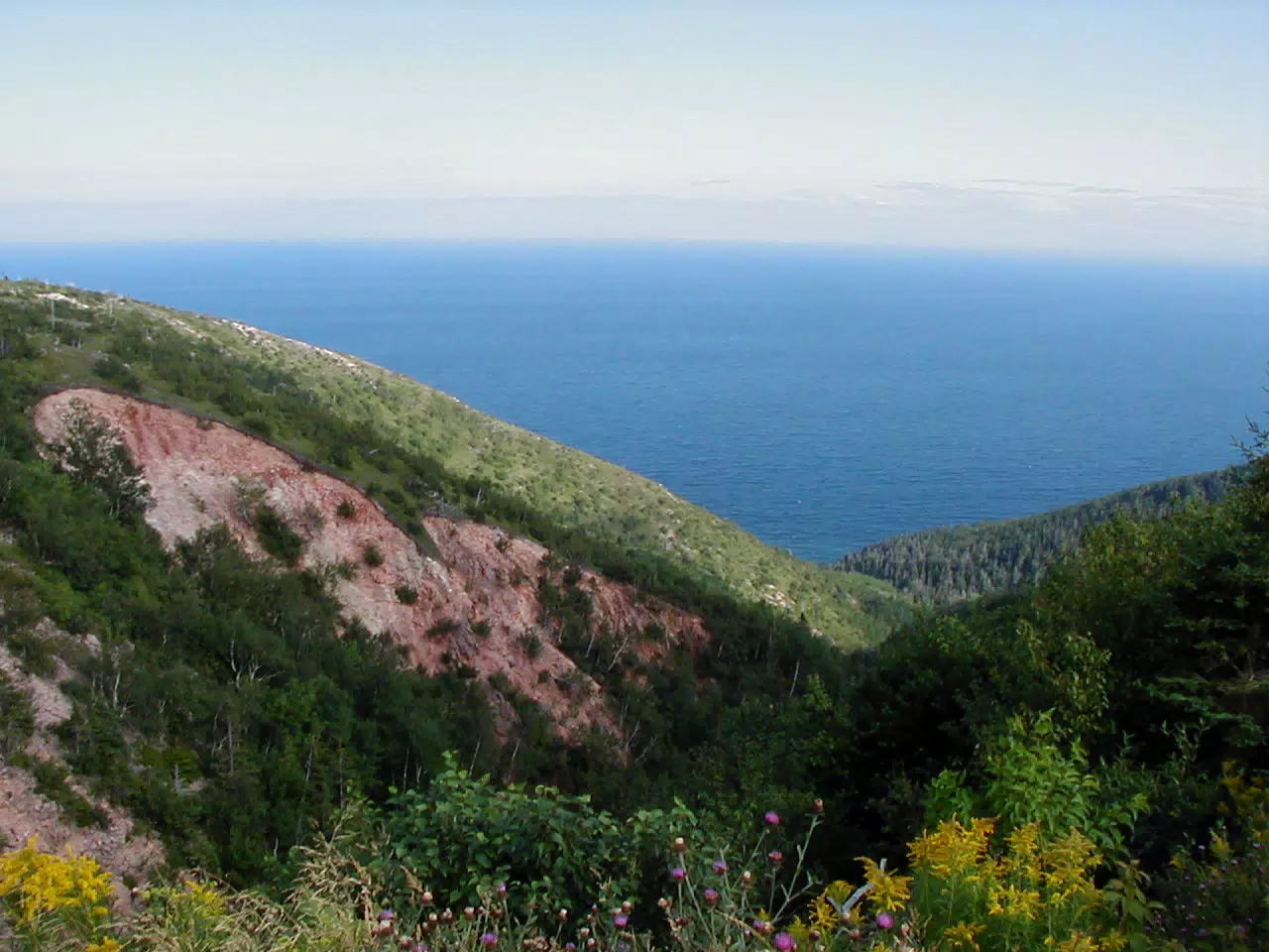 Atlantic Ocean from the Cape Breton Highlands
