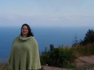 Dominica Miller in the Cape Breton Highlands
