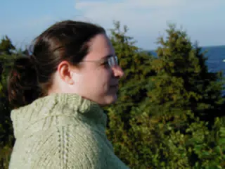 Dominica Miller in the Cape Breton Highlands