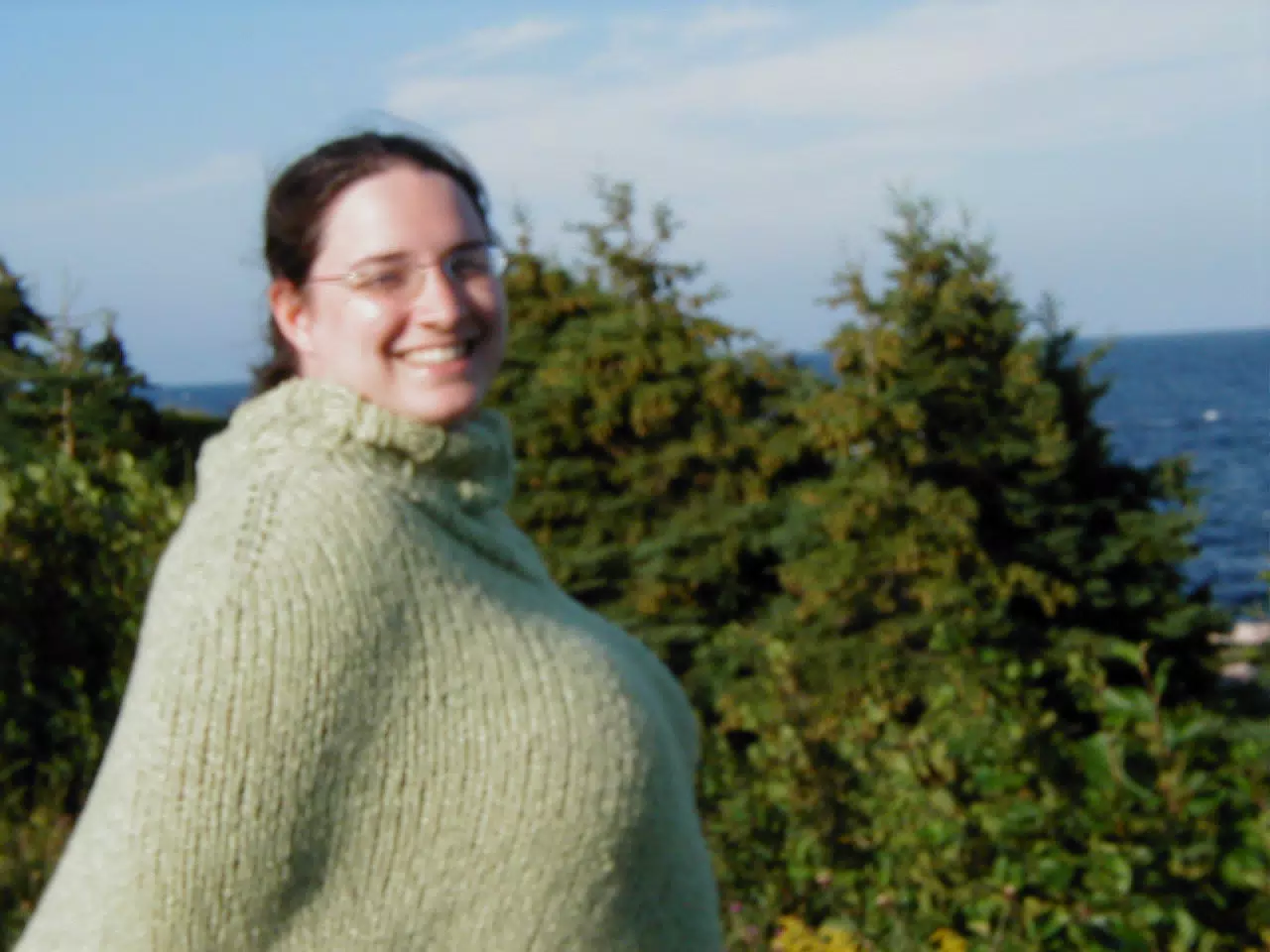 Dominica Miller in the Cape Breton Highlands